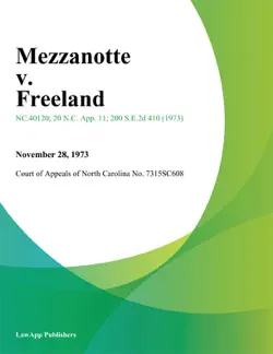 mezzanotte v. freeland book cover image