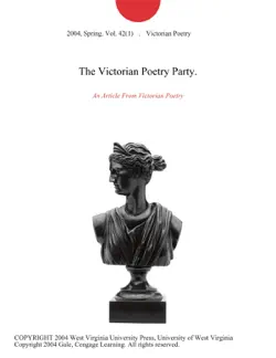the victorian poetry party. imagen de la portada del libro