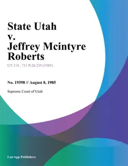 state utah v. jeffrey mcintyre roberts book cover image