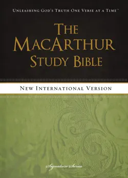 niv, the macarthur study bible book cover image