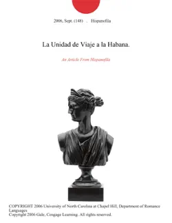 la unidad de viaje a la habana. book cover image