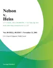 Nelson v. Heiss synopsis, comments