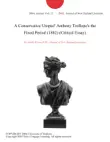 A Conservative Utopia? Anthony Trollope's the Fixed Period (1882) (Critical Essay) sinopsis y comentarios