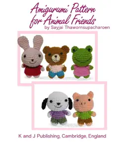 amigurumi pattern for animal friends imagen de la portada del libro