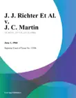 J. J. Richter Et Al. v. J. C. Martin synopsis, comments