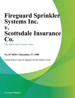 fireguard sprinkler systems inc. v. scottsdale insurance co. book cover image