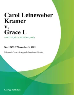 carol leineweber kramer v. grace l book cover image