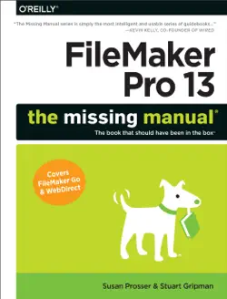 filemaker pro 13: the missing manual book cover image