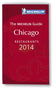 chicago michelin guide 2014 book cover image