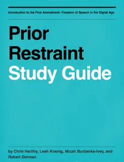 prior restraint study guide book cover image