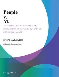people v. m. book cover image