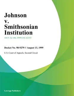 johnson v. smithsonian institution book cover image