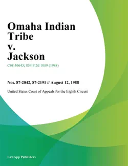 omaha indian tribe v. jackson book cover image