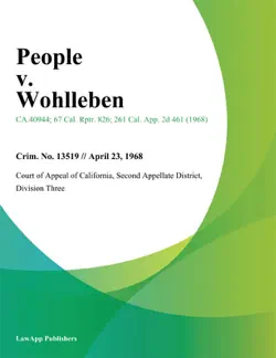 people v. wohlleben book cover image