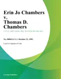 Erin Jo Chambers v. Thomas D. Chambers book summary, reviews and download