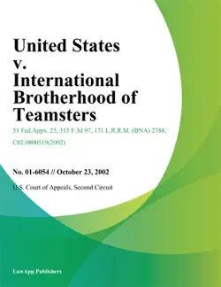 united states v. international brotherhood of teamsters book cover image