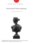 Christina Rossetti: Illness and Ideology. sinopsis y comentarios