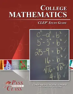 college mathematics - clep study guide book cover image