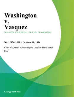washington v. vasquez book cover image