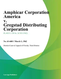 amphicar corporation america v. gregstad distributing corporation book cover image