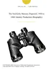 The Ned Kelly Memory Dispositif, 1930 to 1960: Identity Production (Biography) sinopsis y comentarios