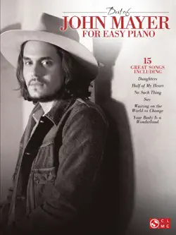 best of john mayer for easy piano book cover image