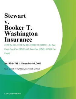 stewart v. booker t. washington insurance book cover image