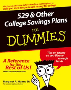 529 and other college savings plans for dummies book cover image