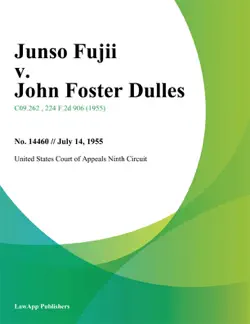 junso fujii v. john foster dulles book cover image