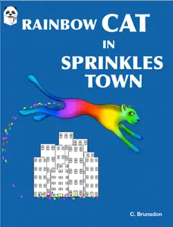 rainbow cat in sprinkles town book cover image