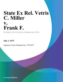 state ex rel. vetris c. miller v. frank f. book cover image