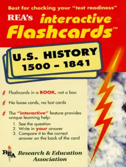 united states history 1500-1841 interactive flashcards book imagen de la portada del libro