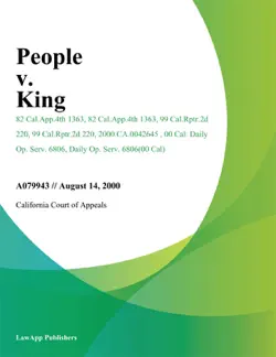 people v. king book cover image