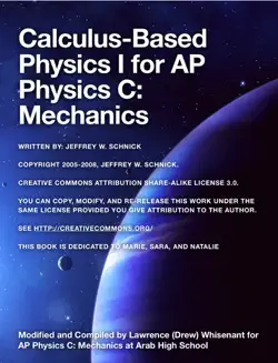 calculus-based physics i for ap physics c: mechanics book cover image