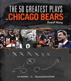the 50 greatest plays in chicago bears football history book cover image