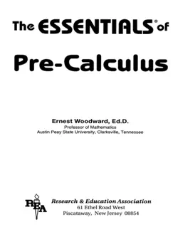 pre-calculus essentials book cover image