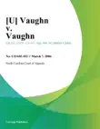 Vaughn v. Vaughn synopsis, comments