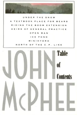 table of contents book cover image