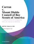 Curran v. Mount Diablo Council of Boy Scouts of America synopsis, comments