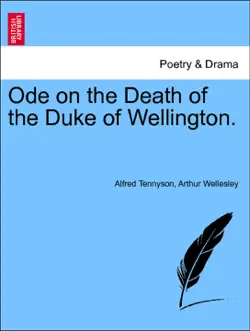 ode on the death of the duke of wellington. a new edition book cover image