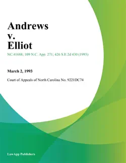 andrews v. elliot book cover image