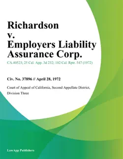 richardson v. employers liability assurance corp. book cover image