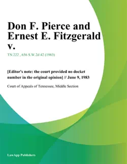 don f. pierce and ernest e. fitzgerald v. imagen de la portada del libro