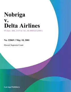 nobriga v. delta airlines book cover image