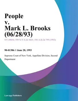 people v. mark l. brooks book cover image