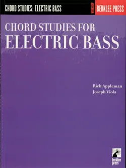 chord studies for electric bass book cover image