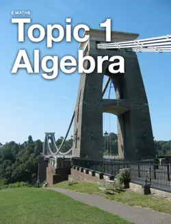 topic 1 algebra imagen de la portada del libro