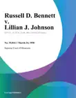 Russell D. Bennett v. Lillian J. Johnson synopsis, comments