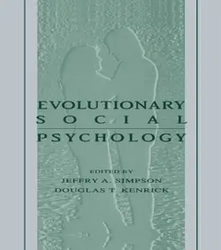 evolutionary social psychology book cover image
