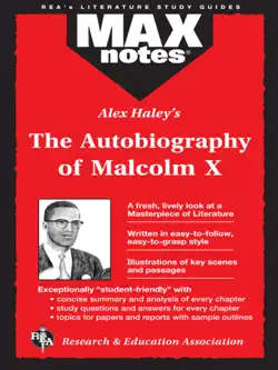 the autobiography of malcolm x as told to alex haley (maxnotes literature guides) book cover image